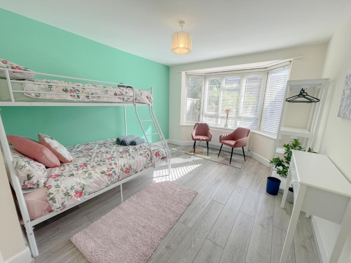 Large 3 Bedroom & 2 Bath - Ground Floor With Parking Bournemouth Exterior photo